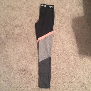 A multi color athletic legging
